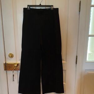 Sophisticated Black Wide Leg Women's Pants